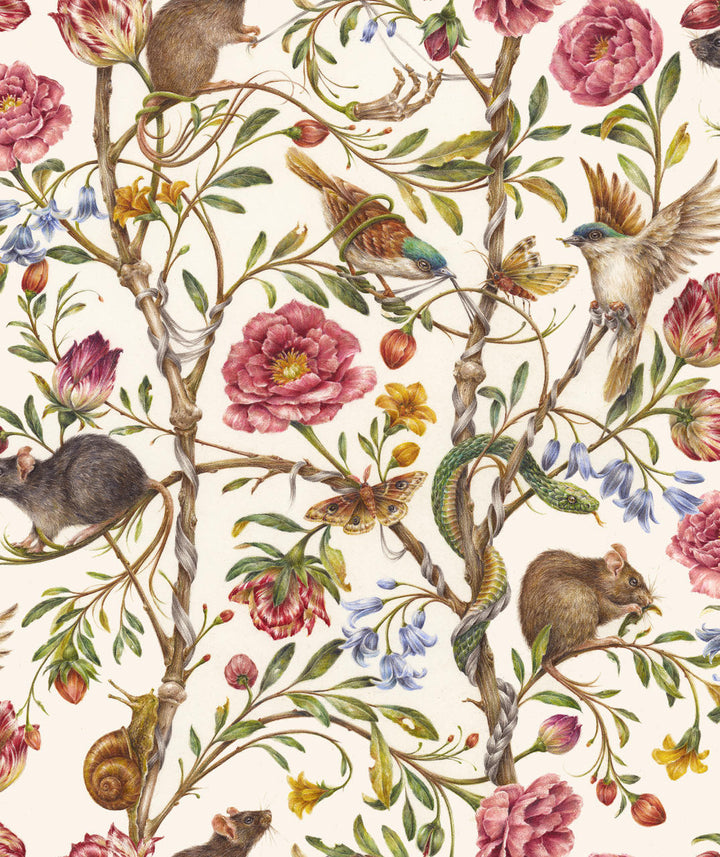 Courtney Brims Back to Nature Coloured Wallpaper