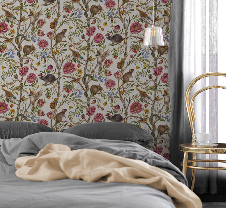 Courtney Brims Back to Nature Coloured Wallpaper