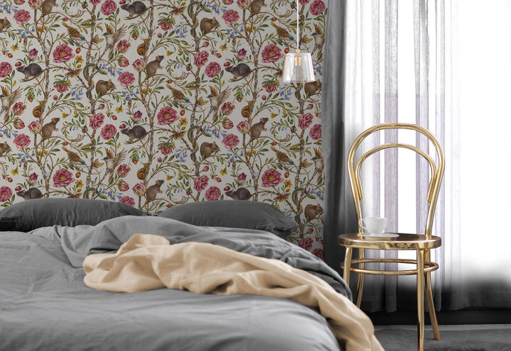 Courtney Brims Back to Nature Coloured Wallpaper