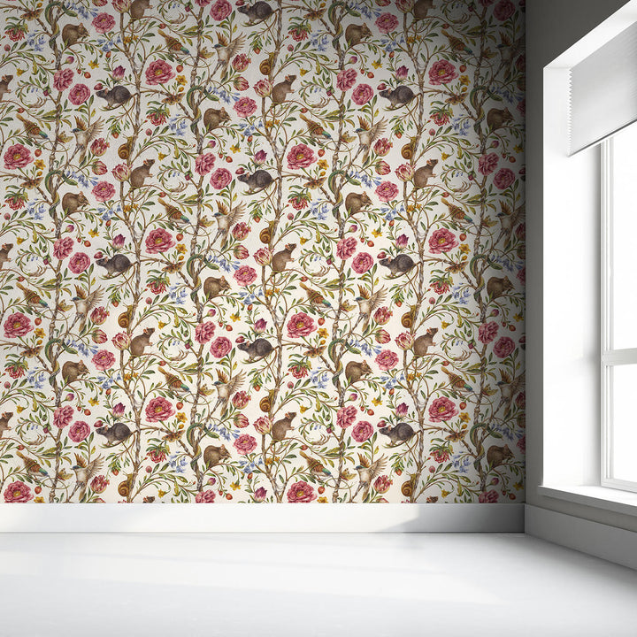 Courtney Brims Back to Nature Coloured Wallpaper