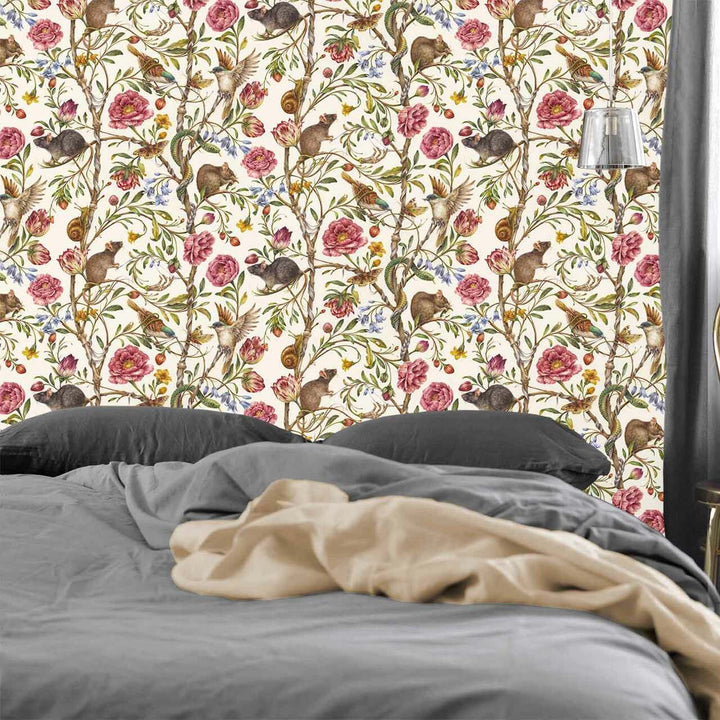 Courtney Brims Back to Nature Coloured Wallpaper