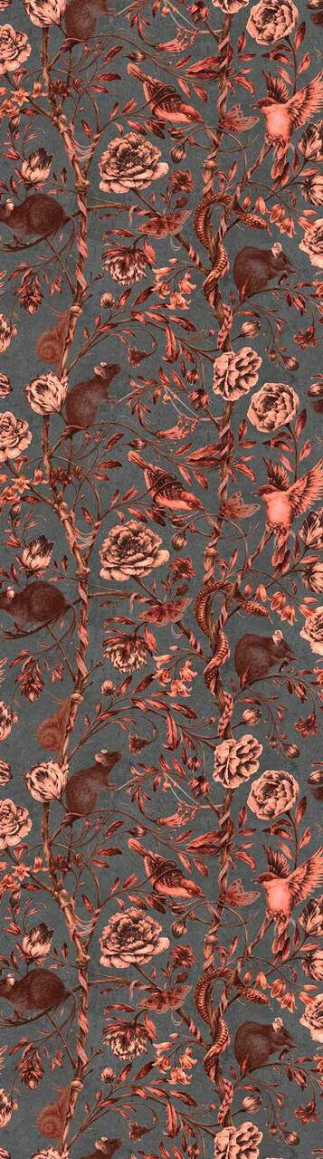 Courtney Brims Back to Nature Red Wallpaper