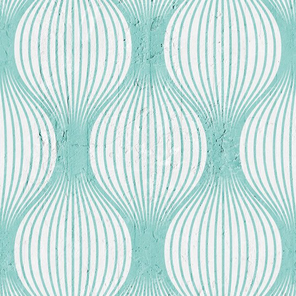 Emanuele Pangrazi Aquamarine Geometric Bulbs Wallpaper