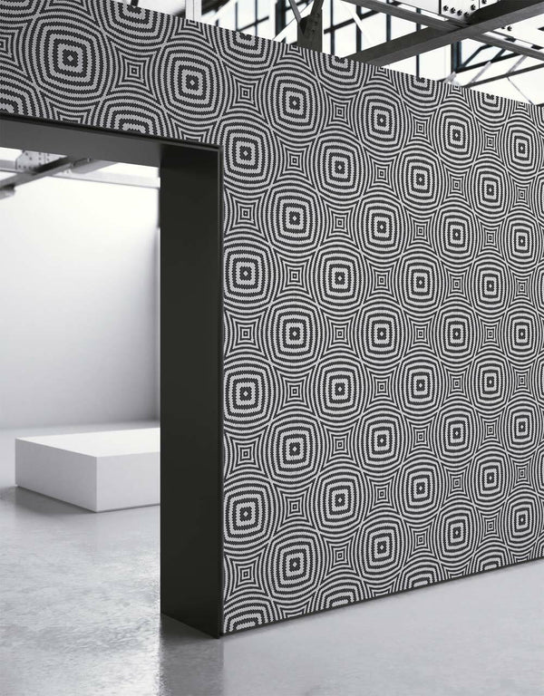 Emanuele Pangrazi Black Geometric Circles Wallpaper