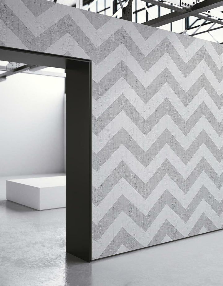 Emanuele Pangrazi Geometric Stripes Wallpaper