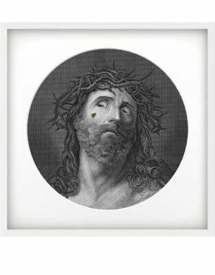 Emanuele Pangrazi Jesus printed canvas