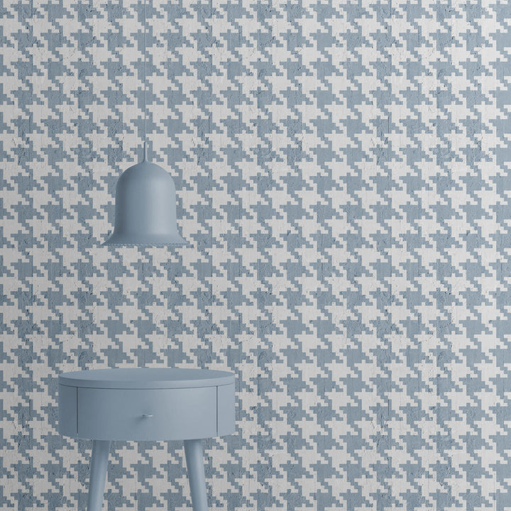 Emanuele Pangrazi Navy Pied De Poule Wallpaper