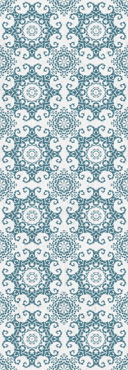 Emanuele Pangrazi Petroleum Geometric Damask Wallpaper