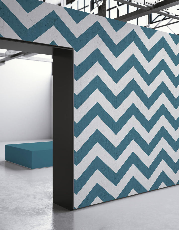 Emanuele Pangrazi Petroleum Geometric Stripes Wallpaper