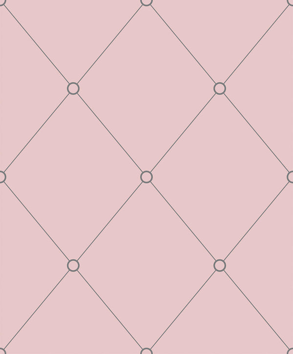 Emanuele Pangrazi Pink and Grey Quilt Outline Wallpaper