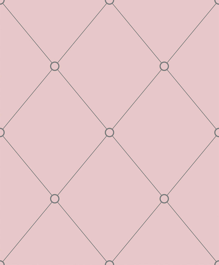 Emanuele Pangrazi Pink and Grey Quilt Outline Wallpaper