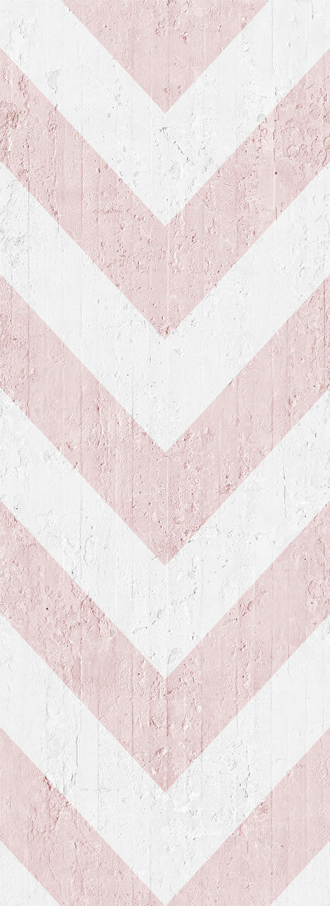 Emanuele Pangrazi Pink Geometric Stripes Wallpaper