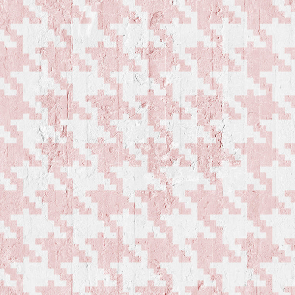 Emanuele Pangrazi Pink Pied De Poule Wallpaper