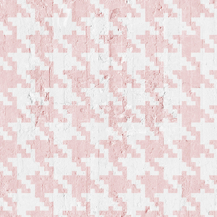 Emanuele Pangrazi Pink Pied De Poule Wallpaper