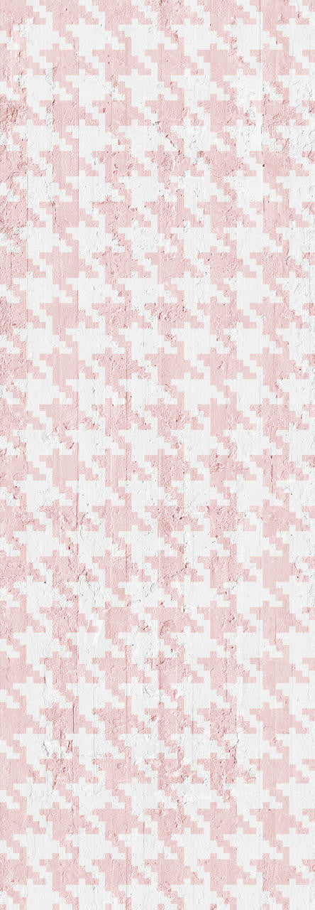 Emanuele Pangrazi Pink Pied De Poule Wallpaper