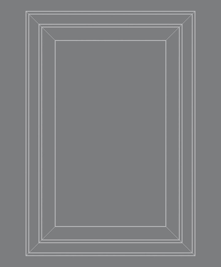 Emanuele Pangrazi Tonal Grey Panel Outline Wallpaper