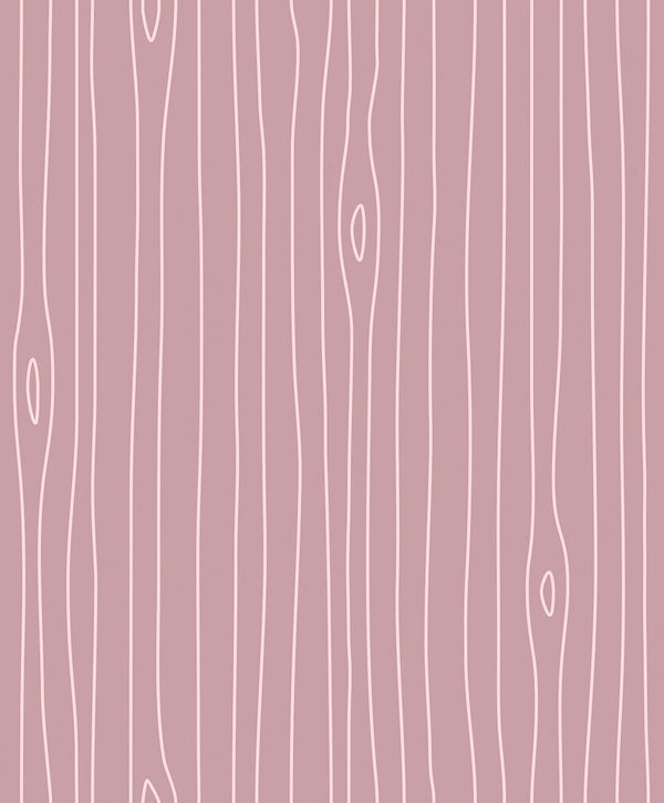 Emanuele Pangrazi Tonal Pink Woodgrain Outline wallpaper