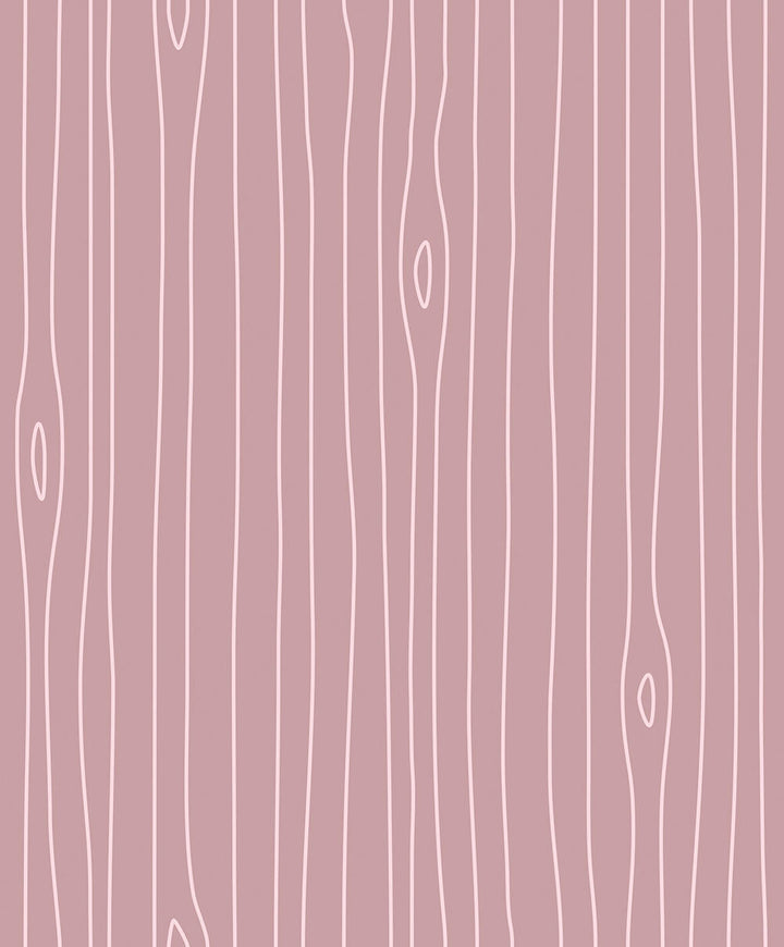 Emanuele Pangrazi Tonal Pink Woodgrain Outline wallpaper