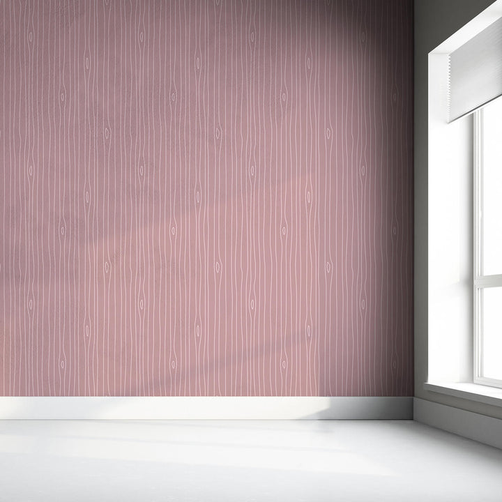 Emanuele Pangrazi Tonal Pink Woodgrain Outline wallpaper