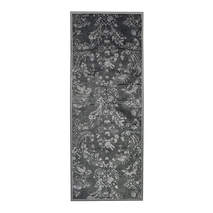 Kirin Young New World Damask Scarf- Grey and Grey