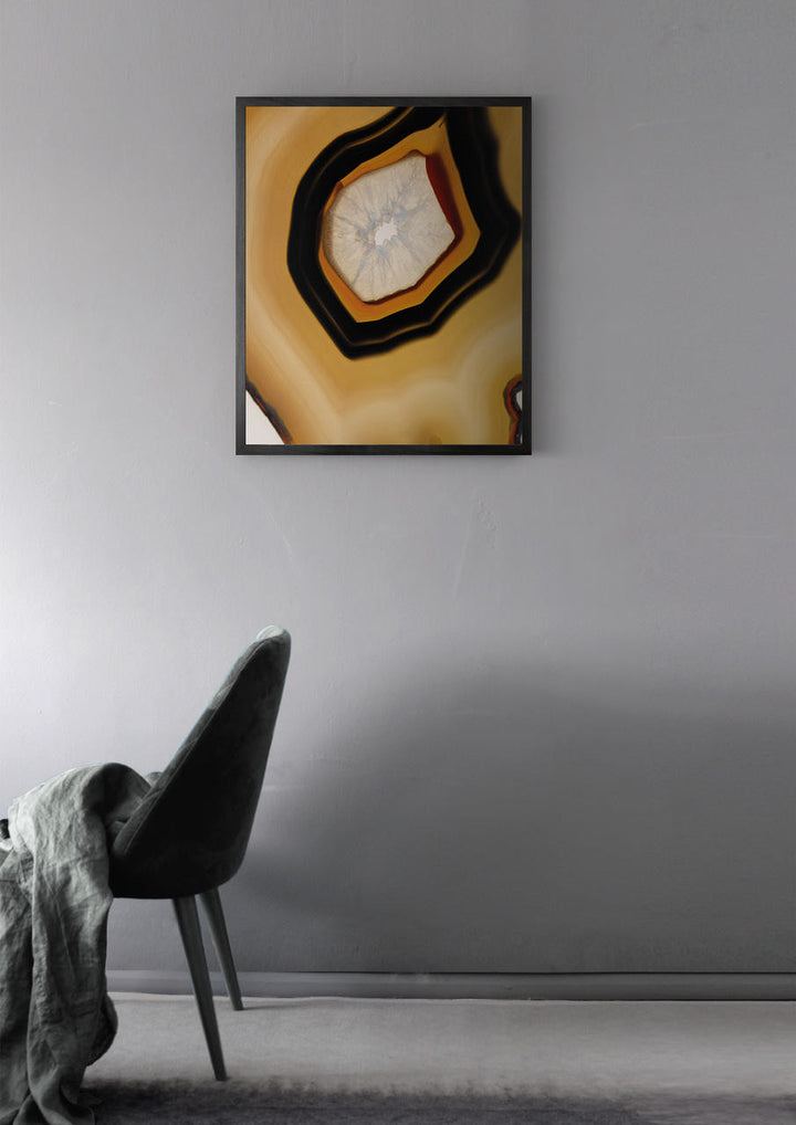 Michael Banks Geode 2 Framed Printed canvas