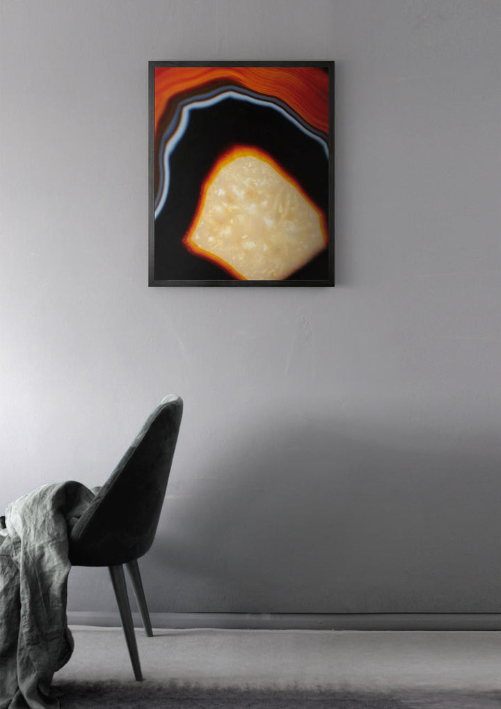 Michael Banks Geode 7 Framed Printed canvas