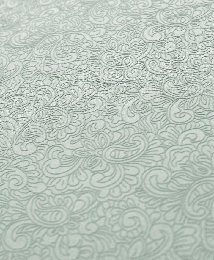 Mineheart Classico Paisley texture wallpaper - French Green