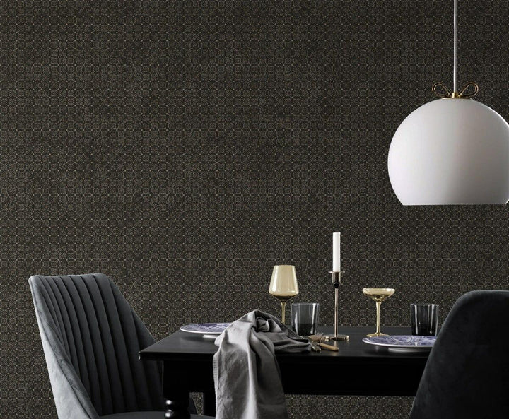 Mineheart Classico Tile Pattern wallpaper - Brown