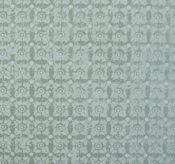 Mineheart Classico Tile Pattern wallpaper - Silver Green