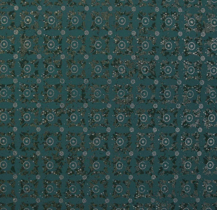 Mineheart Classico Tile Pattern wallpaper- Teal Blue