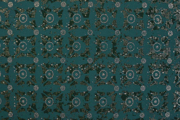 Mineheart Classico Tile Pattern wallpaper- Teal Blue