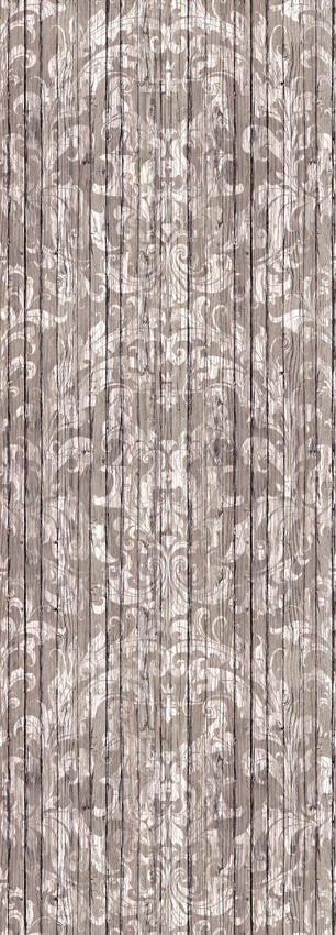 Mineheart Light Driftwood Damask Wallpaper