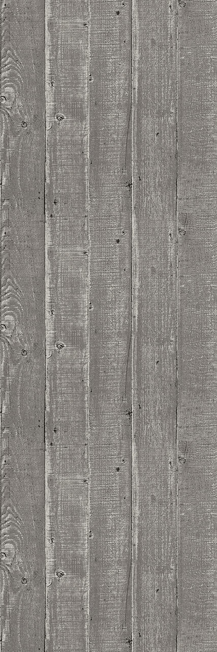 Mineheart Rustic Wood Effect Panel Wallpaper Natural Grey