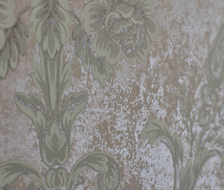 Mineheart Wimpole Floral embossed wallpaper - Pink