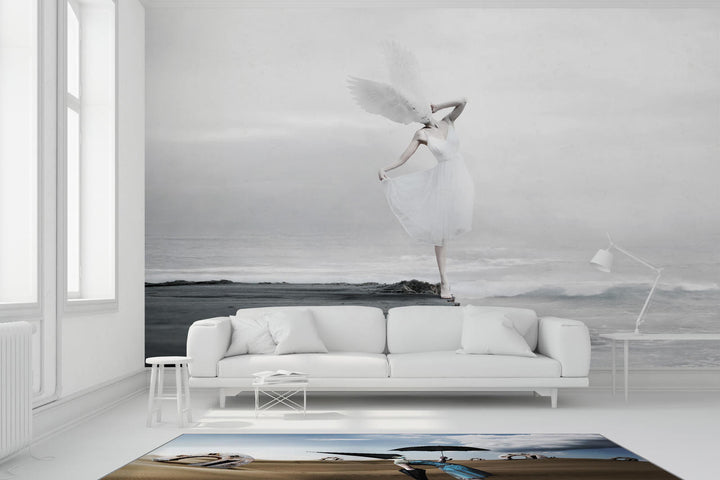 Stefano Bonazzi The white sky XIX Wallpaper Mural