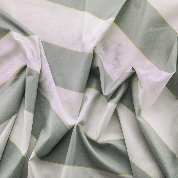 Studio Bleoh Diagonal Marble Fabric- Green