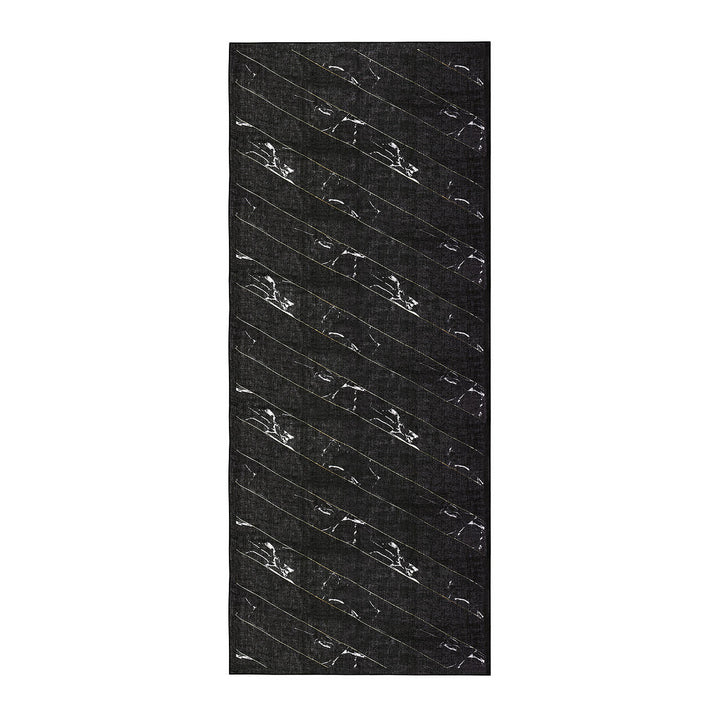 Studio Bleoh Diagonal Marble Scarf -Black