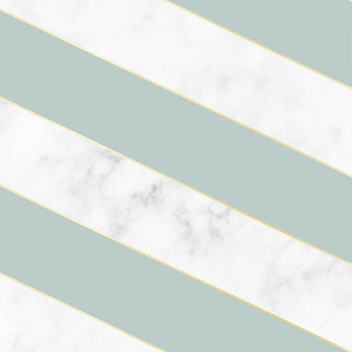 Studio Bleoh Diagonal Marble Wallpaper- Green