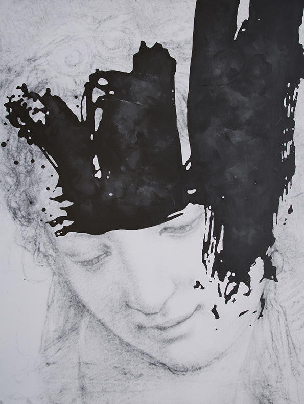 Young and Battaglia Accidental Beauty 2 Original mixed media painting