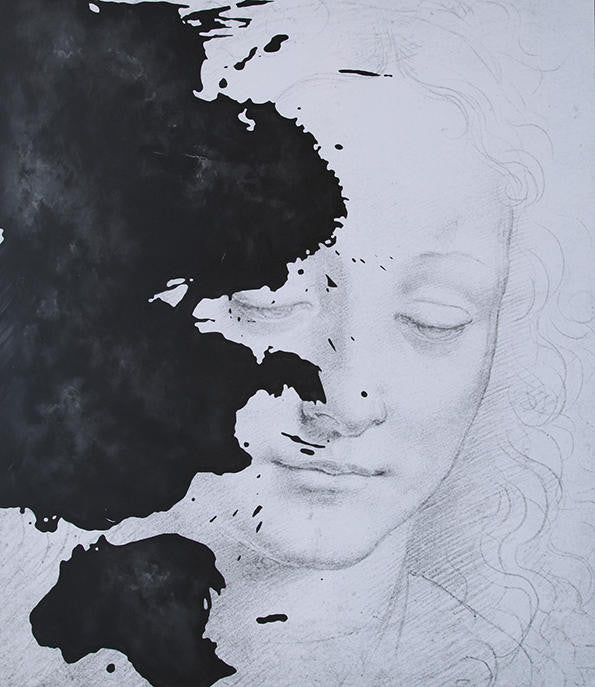 Young and Battaglia Accidental Beauty 3 Original mixed media painting
