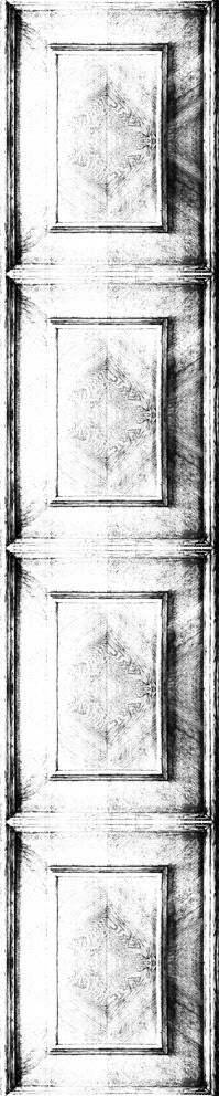 Young and Battaglia Almost White Dutch Inlay Panelling Wallpaper