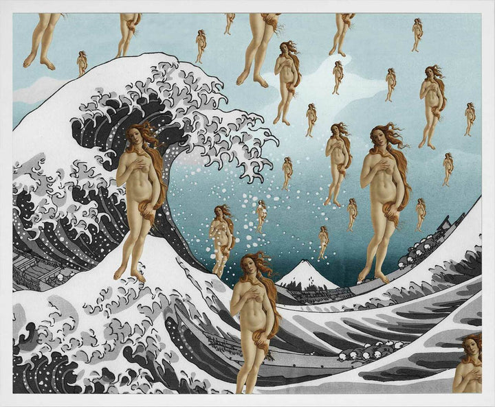 Young and Battaglia Birth of Venus Golconde Framed Printed canvas