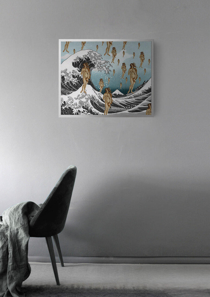 Young and Battaglia Birth of Venus Golconde Framed Printed canvas