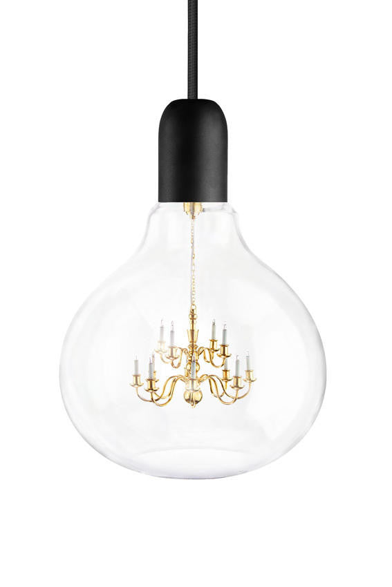 Young and Battaglia Black King Edison Pendant Lamp