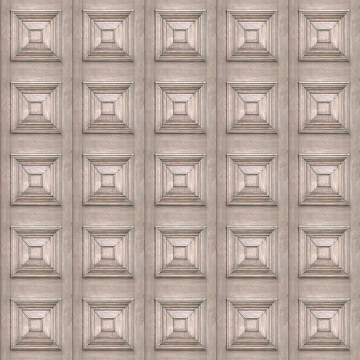 Young and Battaglia Bleached Oak Victorian Panelling Wallpaper