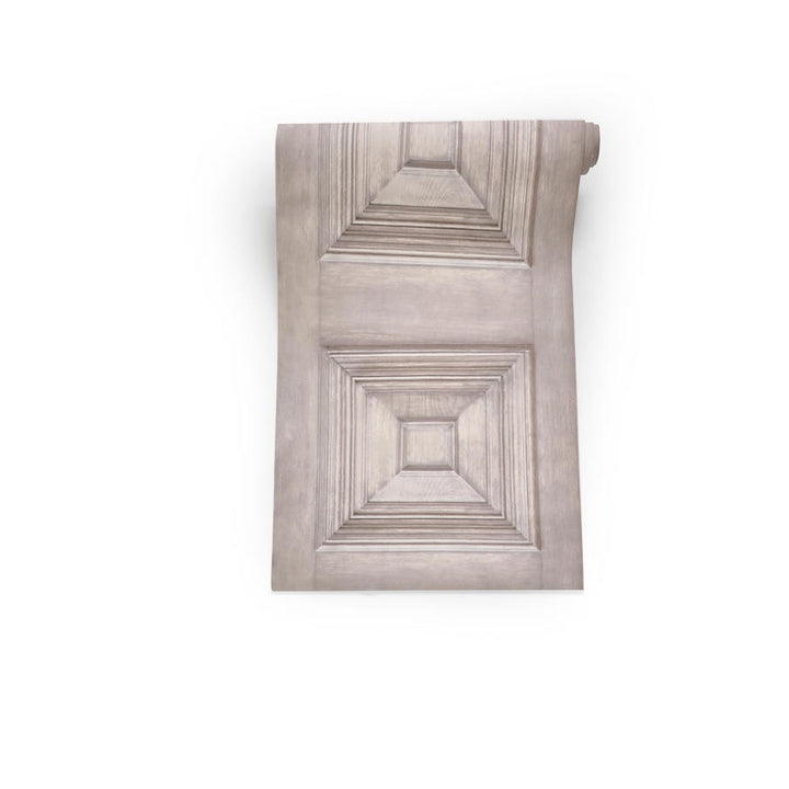 Young and Battaglia Bleached Oak Victorian Panelling Wallpaper
