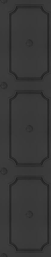 Young and Battaglia Charcoal Georgian Dot Panelling Wallpaper