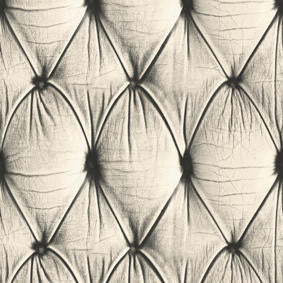 Young and Battaglia Cream Chesterfield Button Back Wallpaper