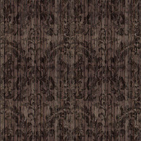 Young and Battaglia Dark Driftwood Damask Wallpaper