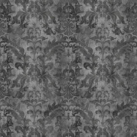 Young and Battaglia Dark Urban Concrete Damask Wallpaper